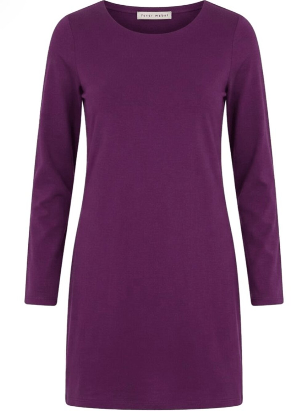 Susana Monaco Purple Long Sleeve Stretch Mini Dress